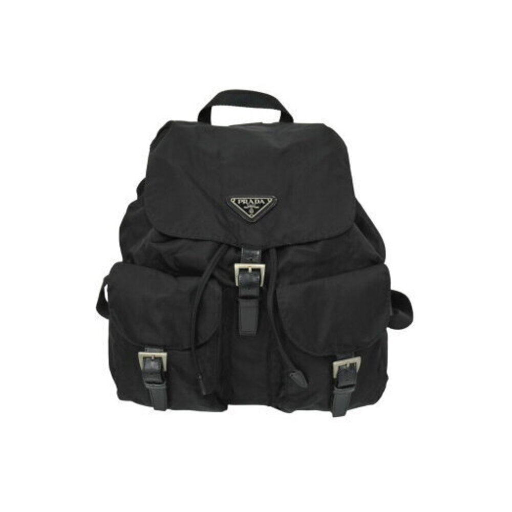 Prada Backpack Daypack Double Pockets Triangle Lo… - image 1